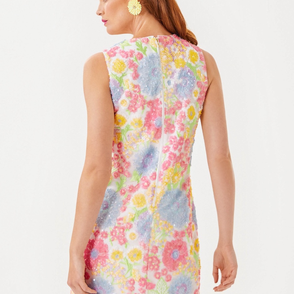 Lilly Pulitzer Vibrant Floral Mini Dress - Picture 4 of 11